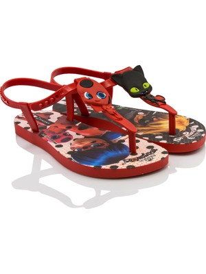 Ipanema Ladybug Çocuk Sandalet Kırmızı/Siyah 30/35