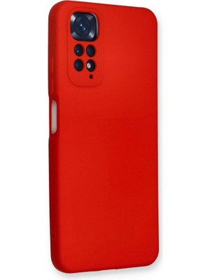 Colezium Note 11 Kılıf Nano Içi Kadife  - Kırmızı