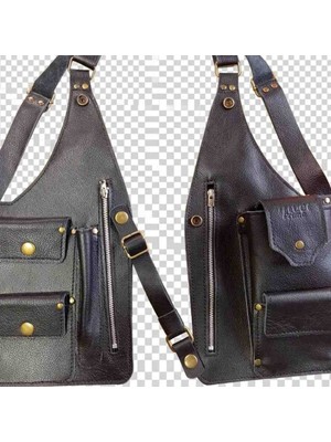 Rivet Prime Dogal Deri Hakiki,deri,holster Bag, Yelek,telefon,cüzdan,kartlık,cepken, Çanta. Güvenlik.