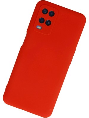 Colezium A54 4g Kılıf Nano Içi Kadife  - Kırmızı