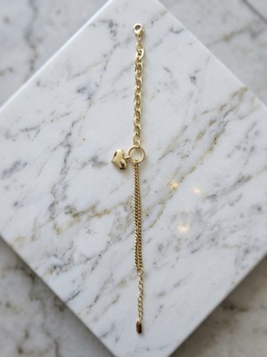 Attaleia Shop Kalp Figürlü Modern Zincir Bileklik Şık Kadın Aksesuarı
