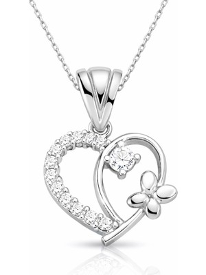 Hanno Telkari Gümüş Kalpli Bayan Kolye