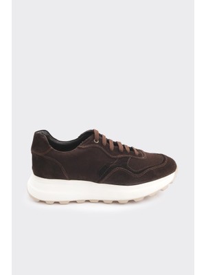 Derinet Hakiki Deri Bağcıklı Erkek Sneaker