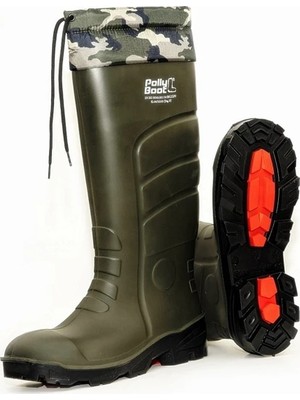 Polly Boot Erkek Haki Galaxy Vega O4 (Korumasız)Uzun Boğazlı Çizme