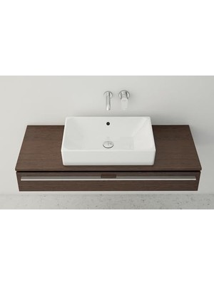 SDT Group Nuo 7436B003-0012 Dikdörtgen Çanak Lavabo, 50 Cm, Beyaz