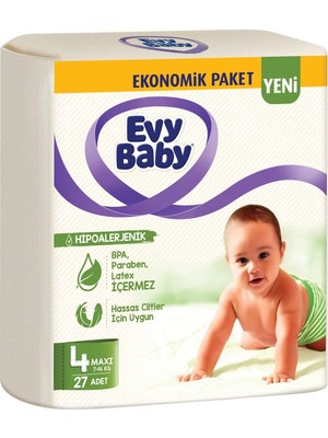 SDT Group Evy Baby Bezi Maxi Ekonomik 4 Beden 27 Adet