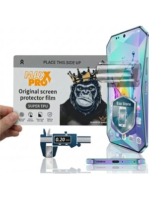 Honor 400 Lite Uyumlu Nano Ekran Koruyucu 0.20 mm Ile Extıra Koruma Maxxpro - Hd