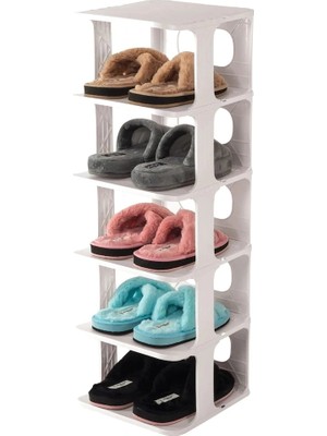 EstoreBox 5 Katlı Pratik Ayakkabılık - Ayakkabı Rafı