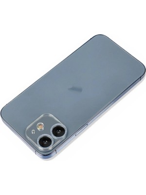 Durukar®  iPhone 12 Mini Shine Kamera Lens Koruma Cam - Sierra Blue