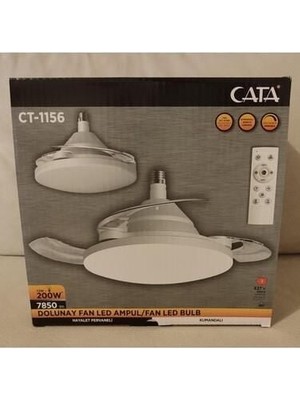 Cata CT-1156 200 Watt Dolunay Vantilatörlü LED Ampul 3 RENK(6400K-4000K-3200K)
