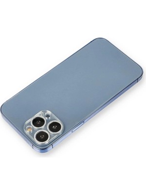Durukar®  iPhone 12 Pro Shine Kamera Lens Koruma Cam - Gümüş