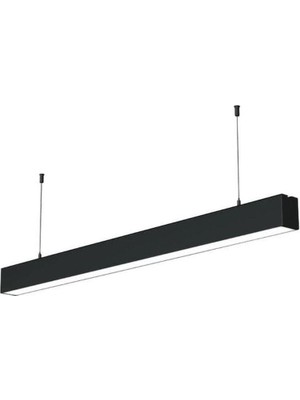 Cata CT-9081 Gold Linear Armatür 60 Watt 120 cm Siyah Kasa Günışığı