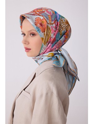 Belli Twill Ipek Eşarp 2026 Yaz Sezonu 4324D01-01