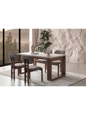 Vivense Madera Yemek Masası Takımı, 190 cm