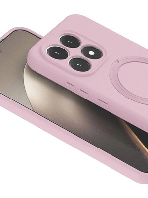 Colezium Mi 15T Regal Magsafe Standlı Kapak - Açık Pembe