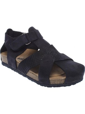 Vicco 905.19Y.087 Deri Lacivert Çocuk Sandalet