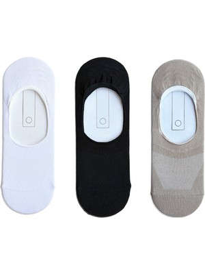 QUALITY WALKING Monochrome Series Babet Çorap 3'lü Set