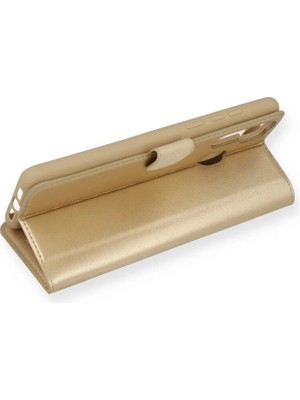 Colezium Reeder P13 Blue Max Kılıf Trend S Plus Kapaklı Kılıf - Gold