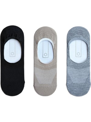 QUALITY WALKING Monochrome Series Babet Çorap 3'lü Set