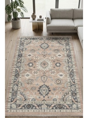 Cos.kim Dekoratif Halı Kaymaz Taban  Leke Tutmaz Yıkanabilir Kilim Özel Ölçü Salon Halısı 3026