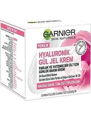 SDT Group Hyaluronik Gül Jel Krem Parlak ve Yatışmış Bir Cilt Için Günlük Bakım Kremi (50 Ml)