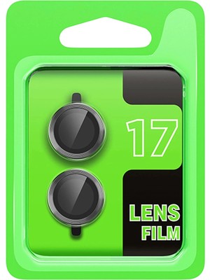 Durukar®   iPhone 17 Raze Metal Kamera Lens - Gri