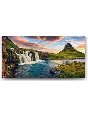 SDT Group Kirkjufellsfoss Şelalesi Tablosu - 160X80CM