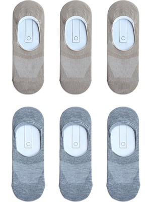 QUALITY WALKING Monochrome Series Babet Çorap 6'lı Set