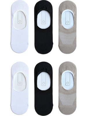 QUALITY WALKING Monochrome Series Babet Çorap 6'lı Set