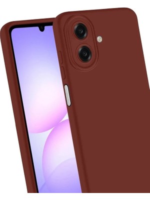 Durukar®  Samsung Galaxy A07 4g First Silikon - Bordo