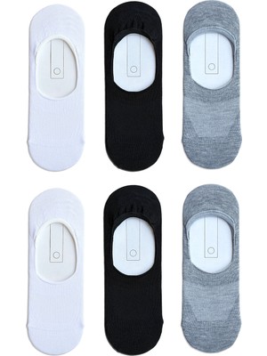 QUALITY WALKING Monochrome Series Babet Çorap 6'lı Set