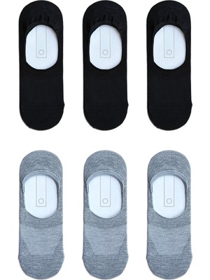 QUALITY WALKING Monochrome Series Babet Çorap 6'lı Set
