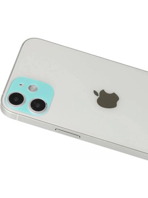 Durukar®  iPhone 12 Rainbow Kamera Lens Koruma Cam - Yeşil