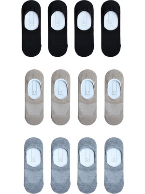 QUALITY WALKING Monochrome Series Babet Çorap 12'li Set