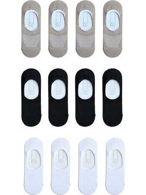 QUALITY WALKING Monochrome Series Babet Çorap 12'li Set