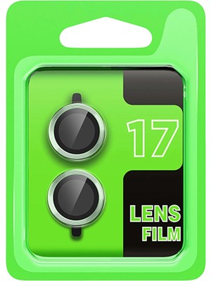 Durukar®   iPhone 17 Raze Metal Kamera Lens - Açık Yeşil