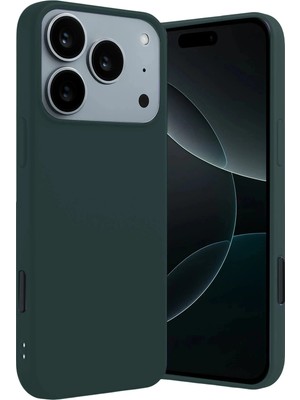Durukar®   iPhone 17 Pro Max First Silikon - Koyu Yeşil