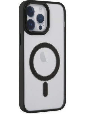 Mudanis Apple Iphone 14 Pro Kılıf Room Magneticsafe Silikon - Siyah