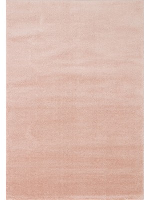 Kalesta Halı Soft Pembe Kolay Kullanımlı Hav Toz Vermez Yumuşak Dokulu Modern Pofuduk Halı