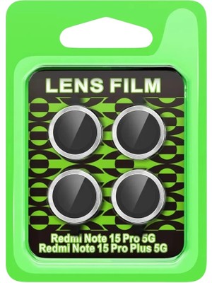 Durukar®   Redmi Note 15 Pro 5g Raze Metal Kamera Lens - Gümüş