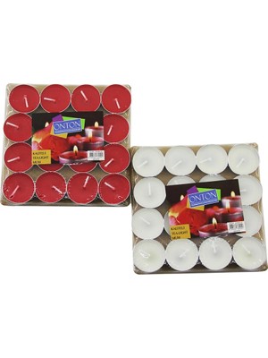 Onton-36 ( 16PCS ) ( Renkli ) ( Yuvarlak ) Tea Light Mum*96