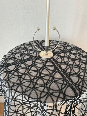 Zesa Home Fiskos Masa Örtüsü Tül Güpürlü Çeyizlik