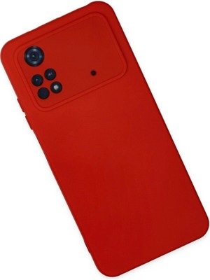 Colezium Po M4 Pro 4g Kılıf Nano Içi Kadife  - Kırmızı