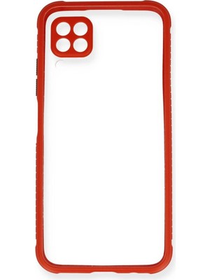 Colezium Huawei P40 Lite Kılıf Miami Şeffaf  - Kırmızı