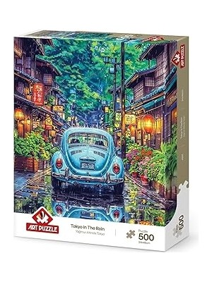 Starseven Puzzle Yağmur Altında Tokyo 500 Parça Puzzle