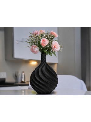 Dekoratif Burgu Vazo 16CM