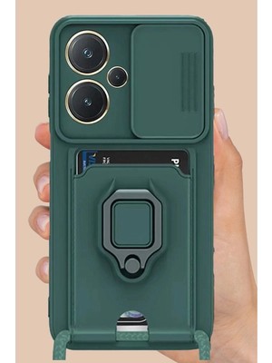Colezium Note 13 Pro Plus Kılıf Zuma Kartvizitli Yüzüklü  - Pembe