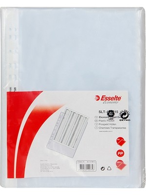 Esselte Poşet Dosya Ekonomi A4 11 Delikli (100 Adet) Buzlu 479815