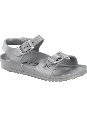 Birkenstock Çocuk Terlik Rio Eva Gri Silikon/Plastik Günlük Kullanım İçin Kız Çocuk 1003533