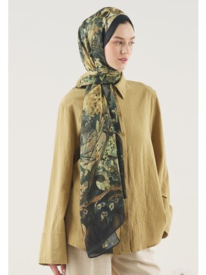 Fresh Scarfs Soft Dream Desen Soft Viskon Şal Kömür